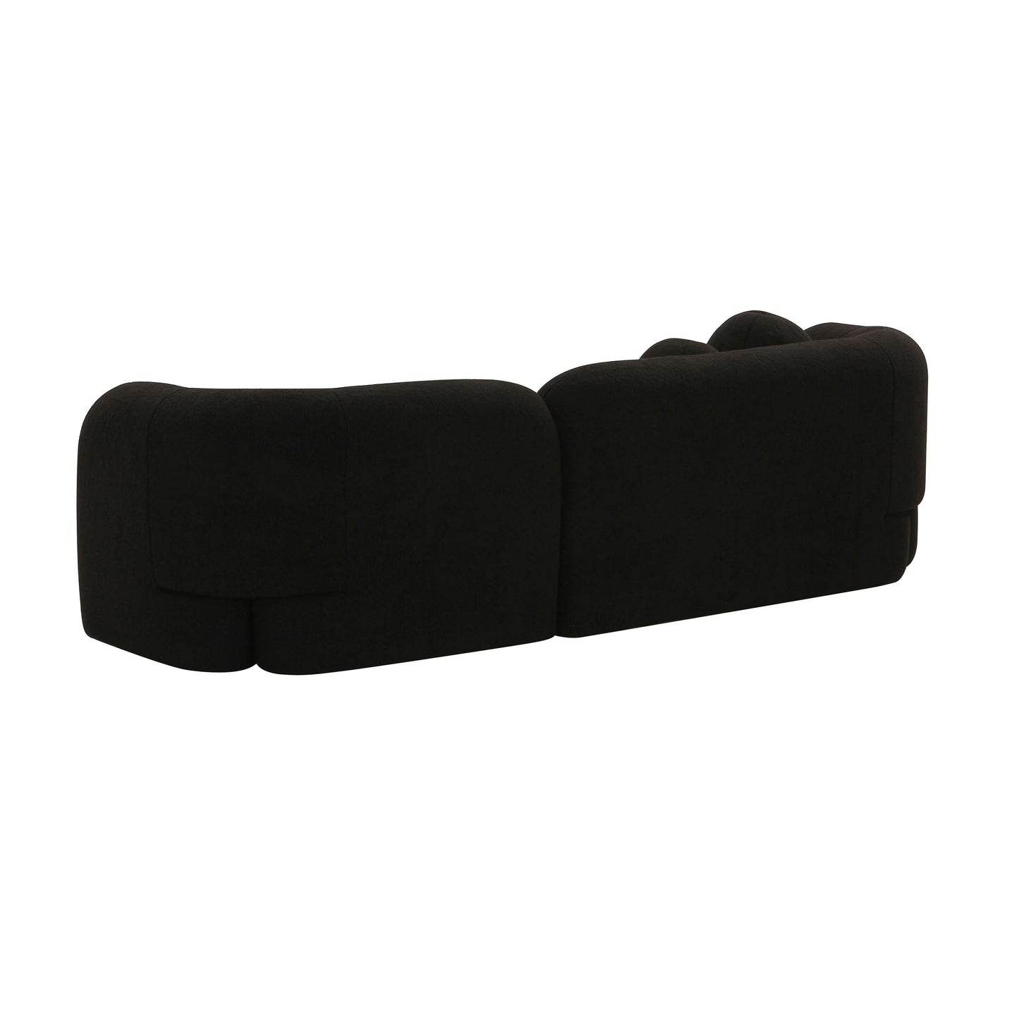 Amelie 91" Contract-Grade Faux Fur Sofa