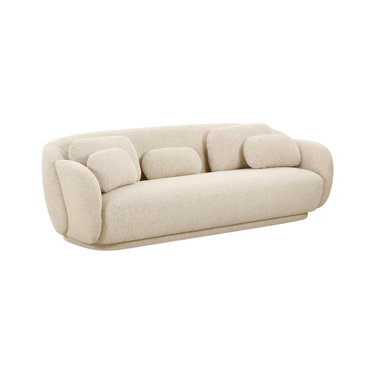 Misty 90" Performance Boucle Sofa - Cream
