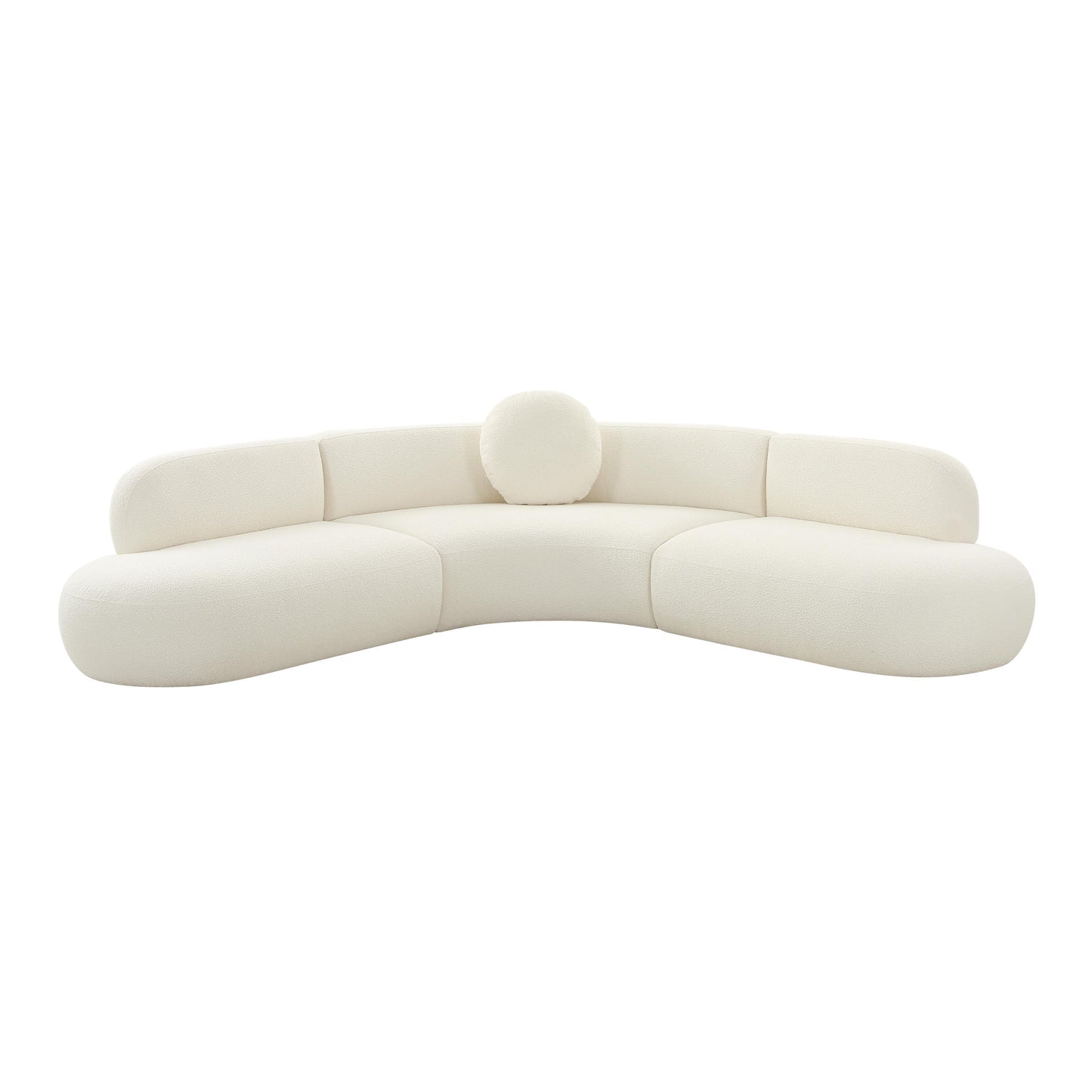 Broohah 3-Piece Performance Fabric L-Shaped Sectional
