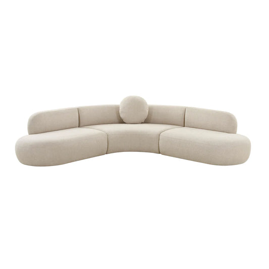 Broohah Upholstered Sectional - Beige