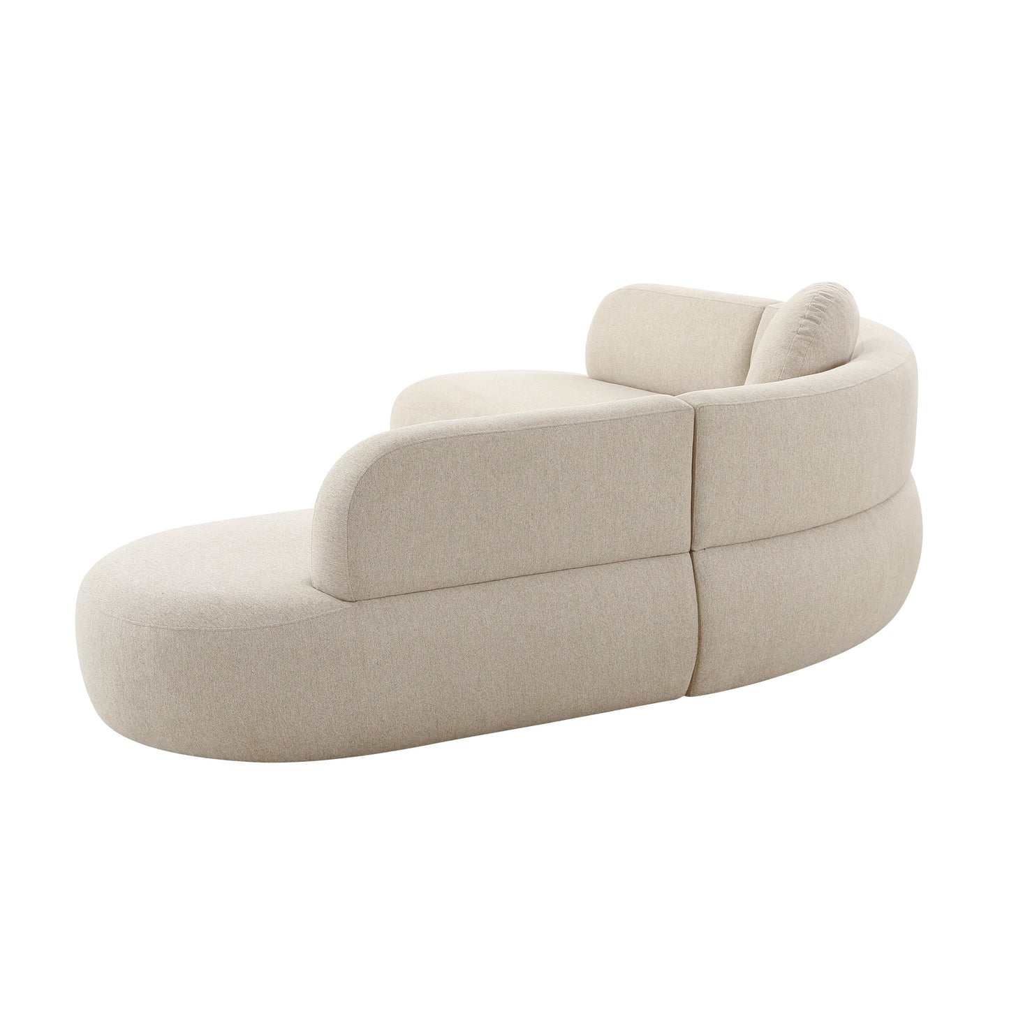 Broohah 3-Piece Performance Fabric L-Shaped Sectional