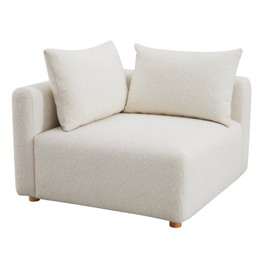 Hangover Cream Performance Boucle Modular Corner Chair - Default Variant