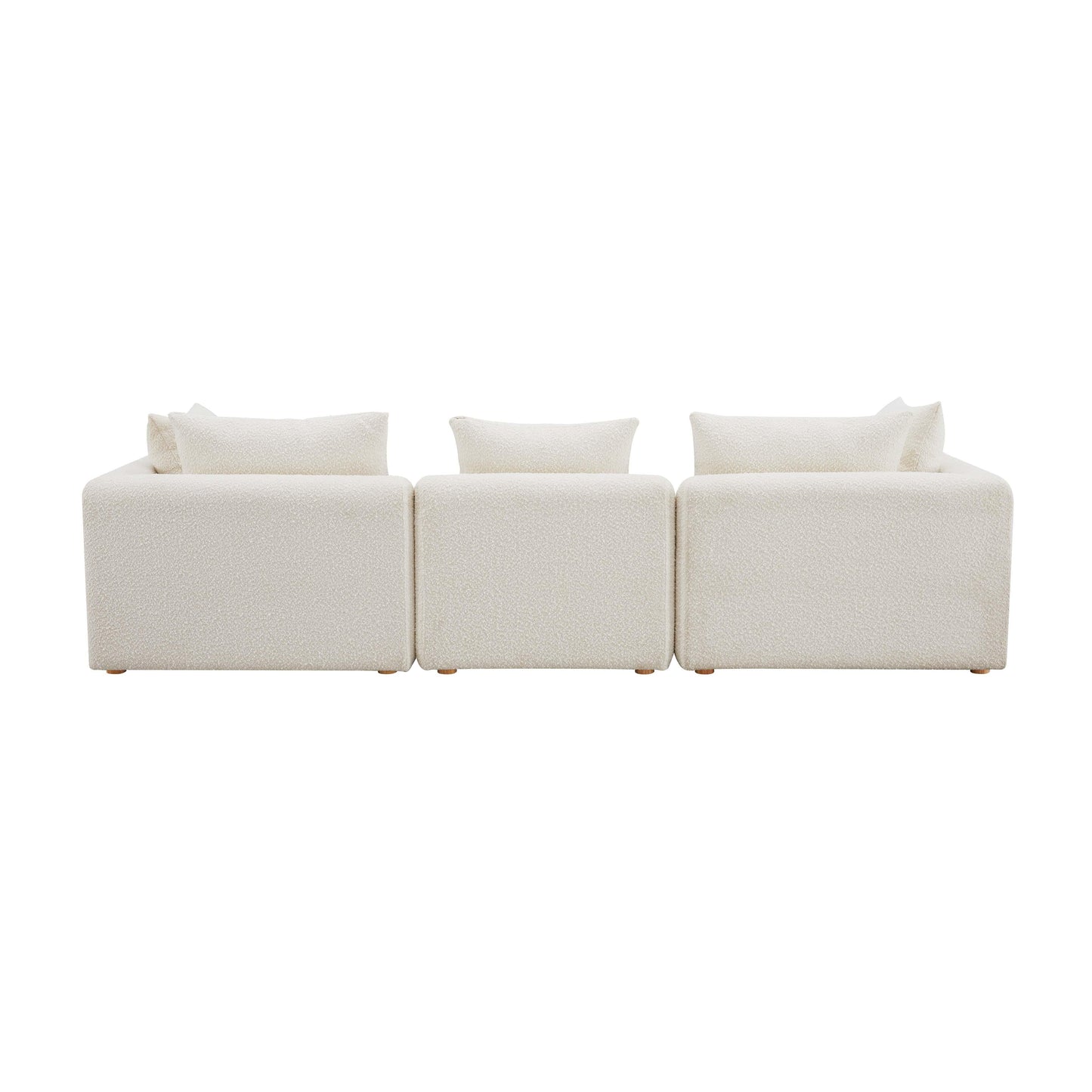 Hangover 112.5" Cream Performance Boucle Sofa