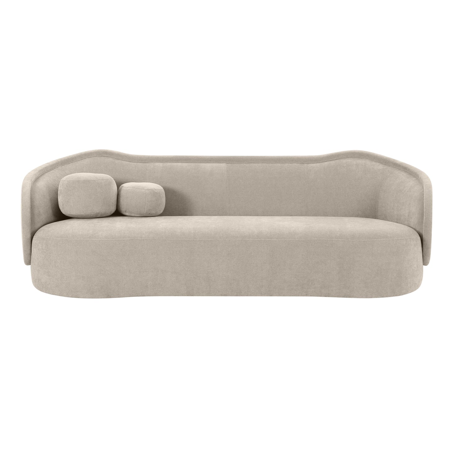 Circe 92.5" Performance Textured Velvet Sofa