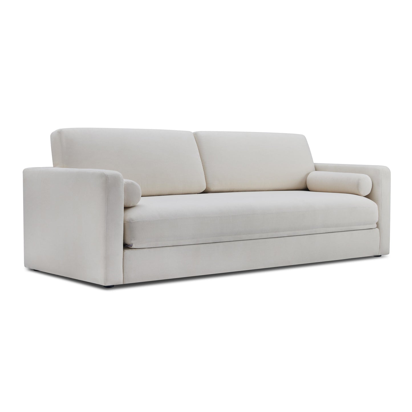 Ryan 91" Cream Upcycled Performance Linen Sleeper Sofa