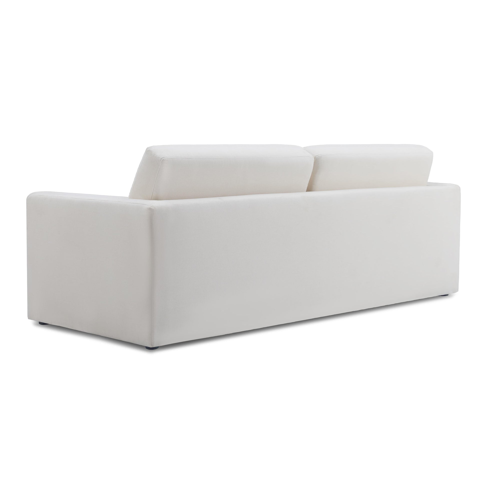 Ryan 91" Cream Upcycled Performance Linen Sleeper Sofa