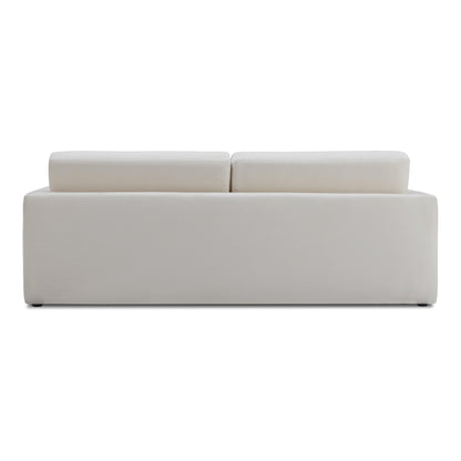 Ryan 91" Cream Upcycled Performance Linen Sleeper Sofa