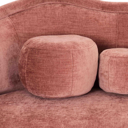 Circe 92.5" Performance Textured Velvet Sofa