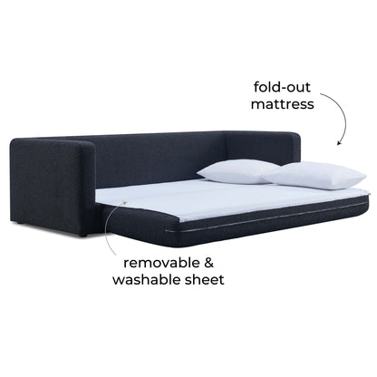 Ryan 91" Performance Boucle Sleeper Sofa