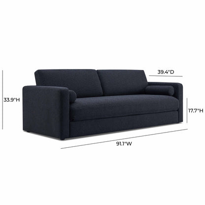 Ryan 91" Performance Boucle Sleeper Sofa