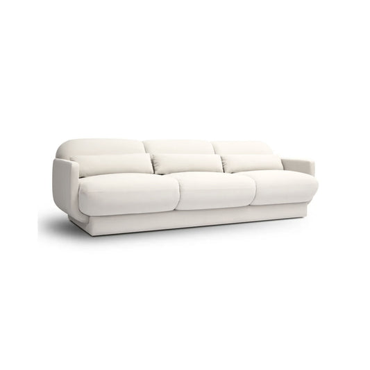 Azalea 90.5" Performance Velvet Sofa - Cream