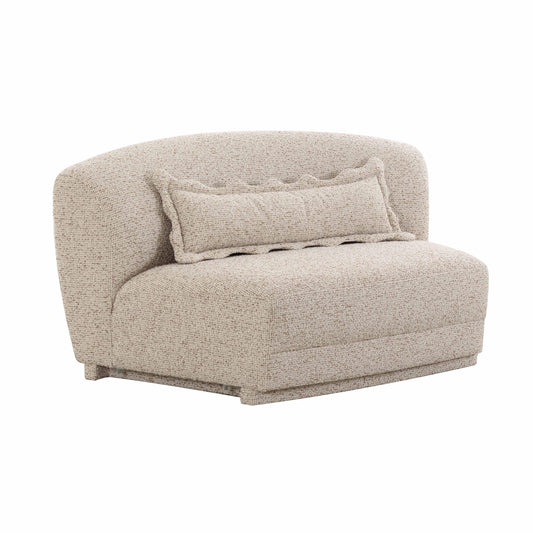 Marion 63" Two-Tone Textured Performance Boucle Armless Loveseat - Default Variant
