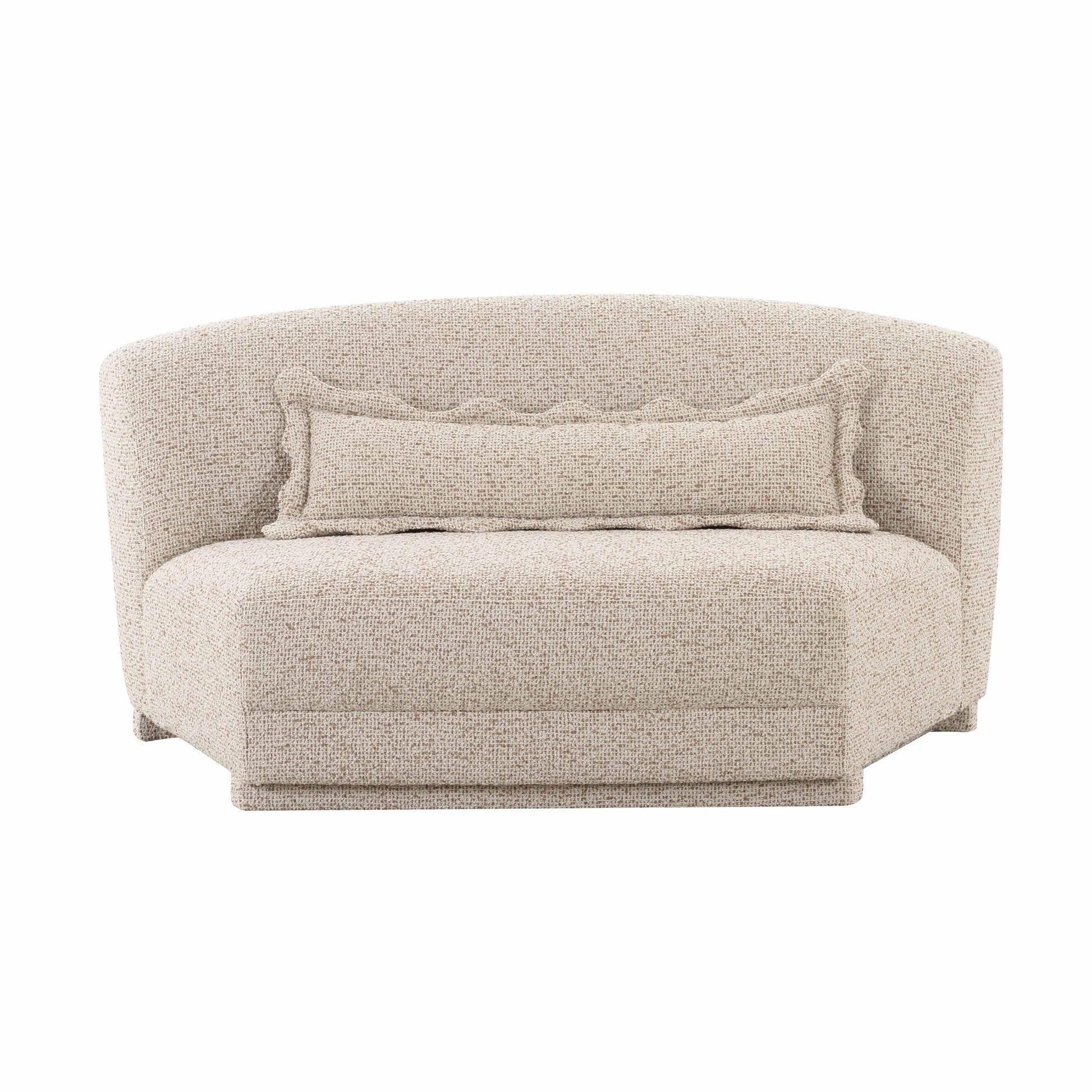 Marion 63" Two-Tone Textured Performance Boucle Armless Loveseat