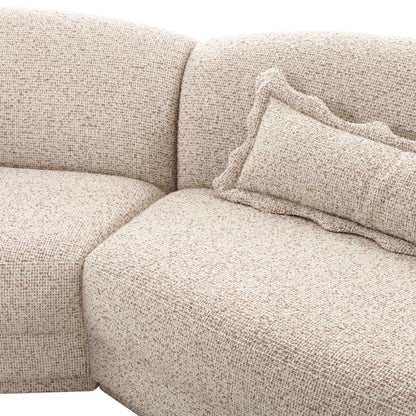 Marion 3-Piece Two-Tone Textured Performance Boucle Sectional