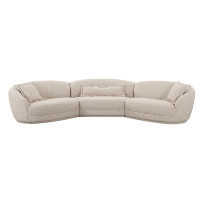 Marion 3-Piece Two-Tone Textured Performance Boucle Sectional