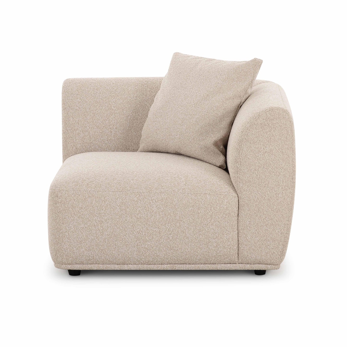 Sylvie Cream Performance Boucle Corner Chair
