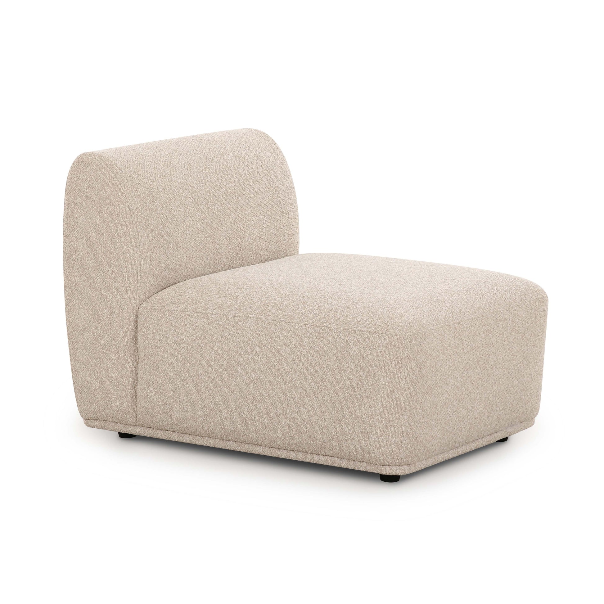 Sylvie Cream Performance Boucle Armless Chair - Default Variant