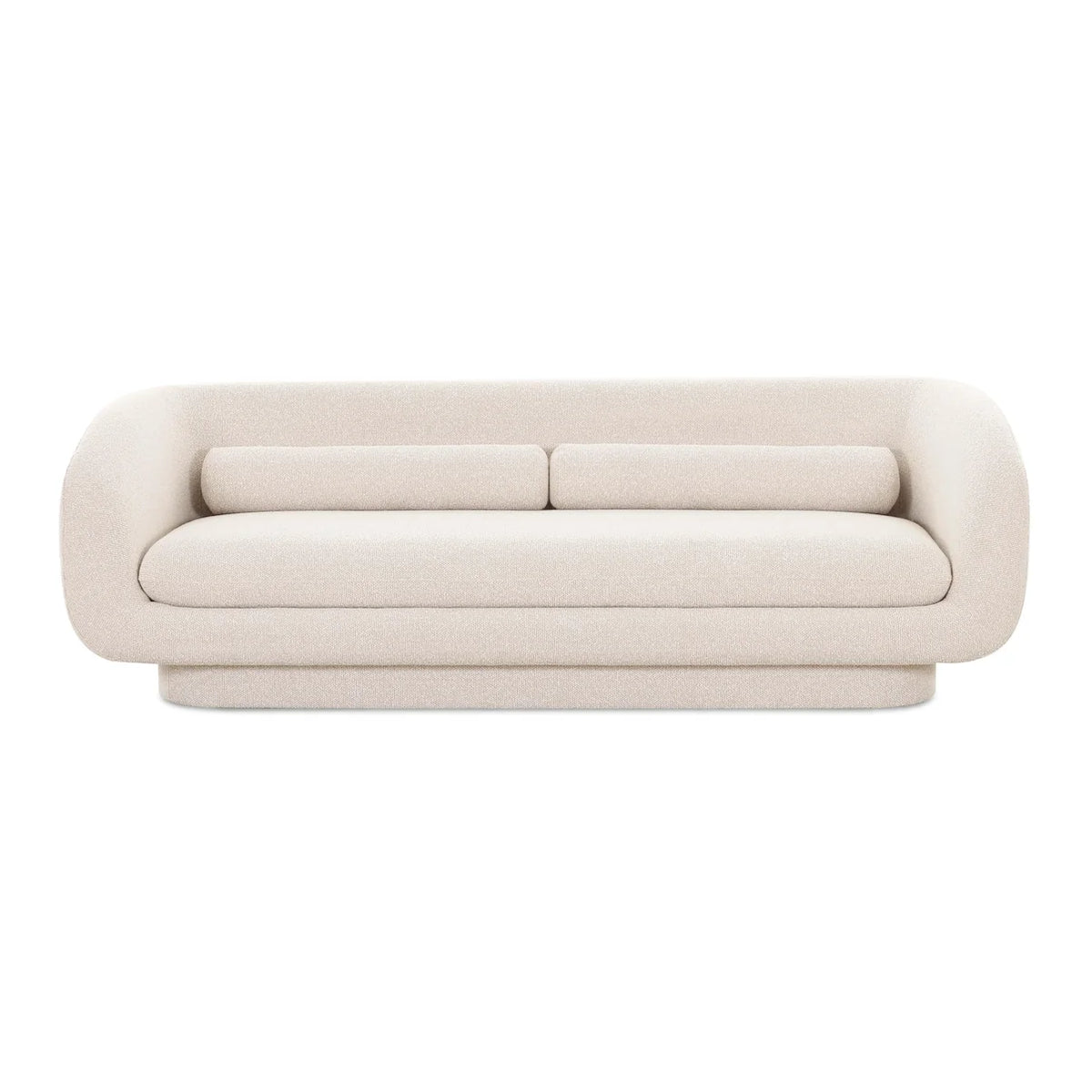 Simone 96" Cream Performance Boucle Sofa