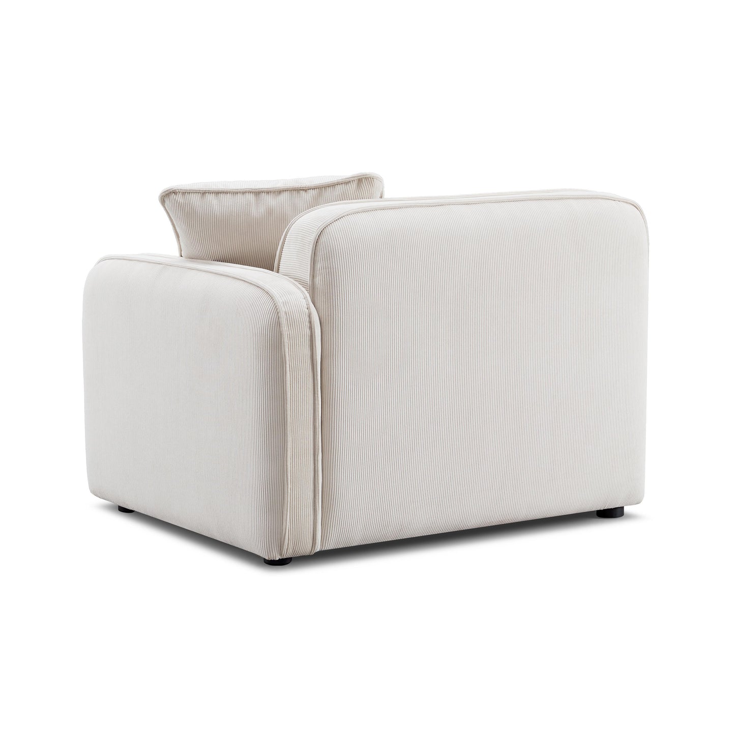 Travie Performance Corduroy Velvet RAF Corner Chair