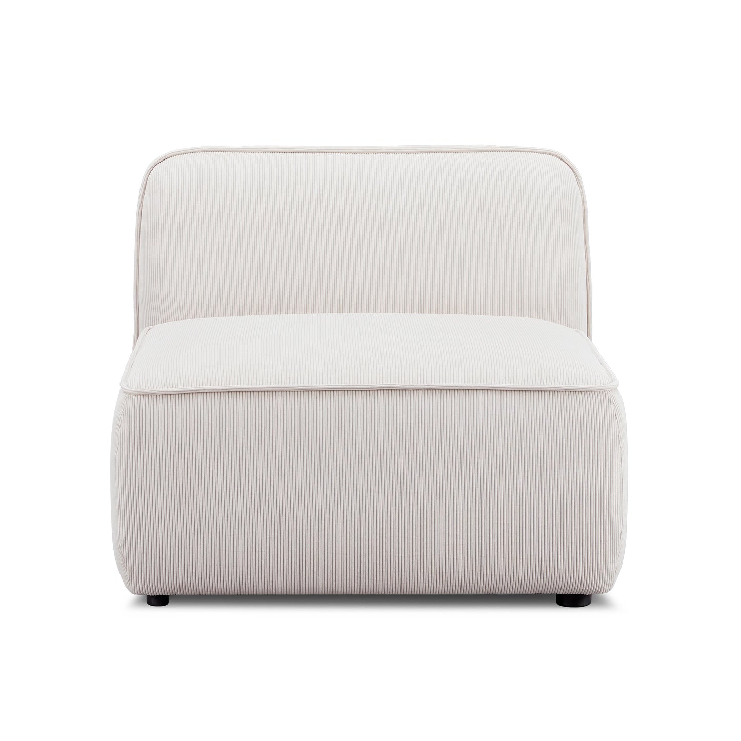 Travie Performance Corduroy Velvet Armless Chair