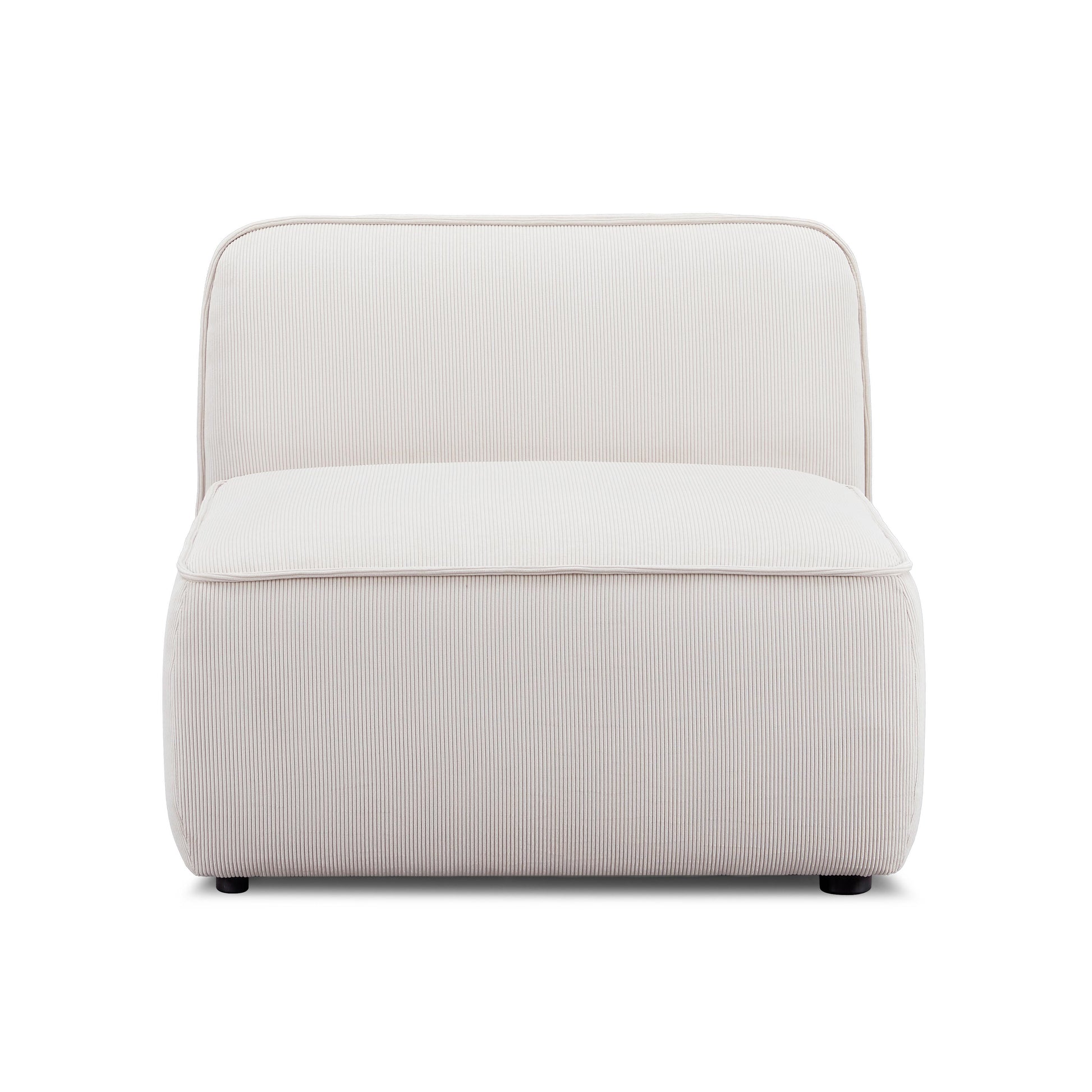 Travie Performance Corduroy Velvet Armless Chair