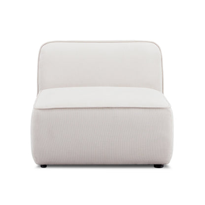 Travie Performance Corduroy Velvet Armless Chair