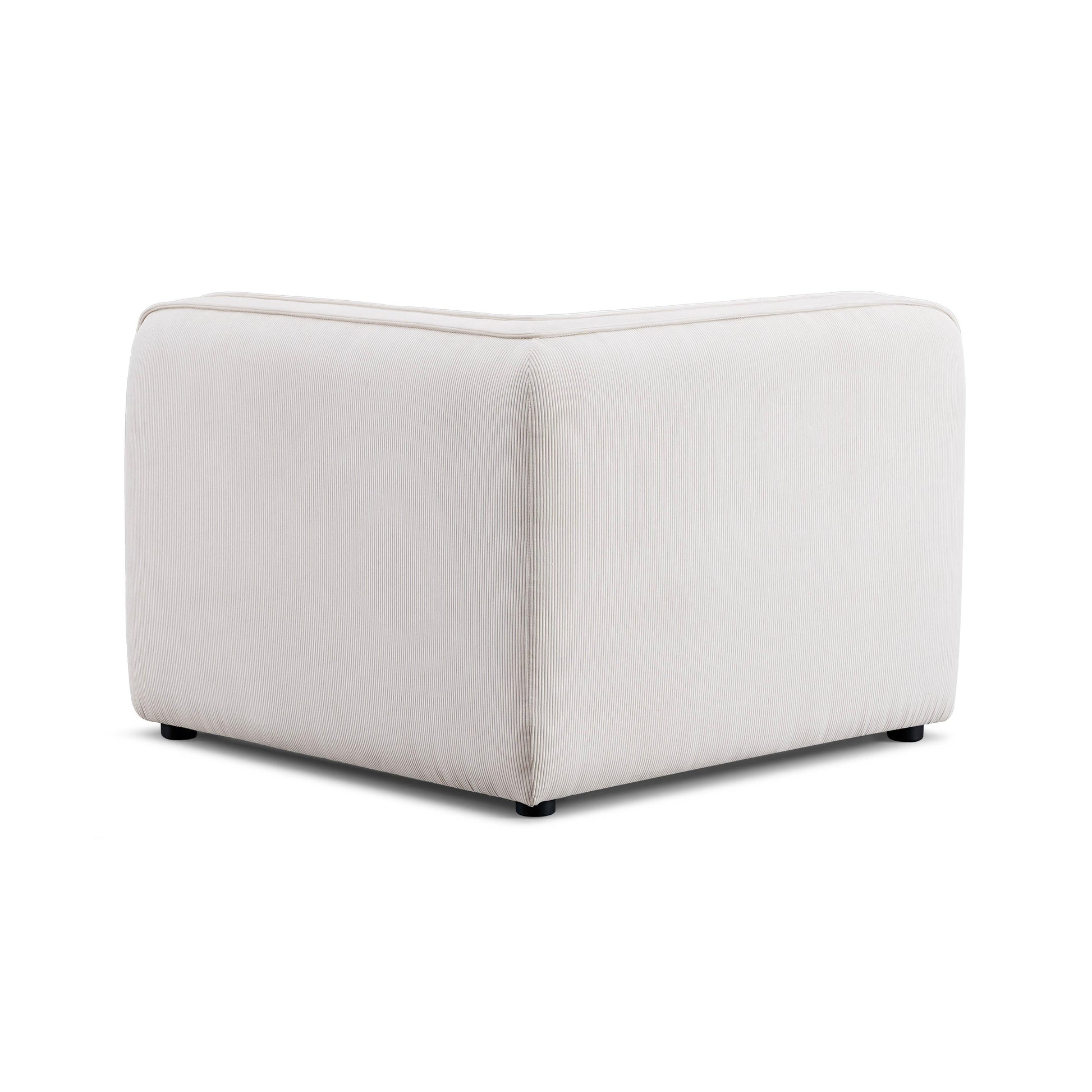 Travie Performance Corduroy Velvet Corner Chair