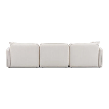 Travie 4-Piece Performance Corduroy Velvet Modular Sectional