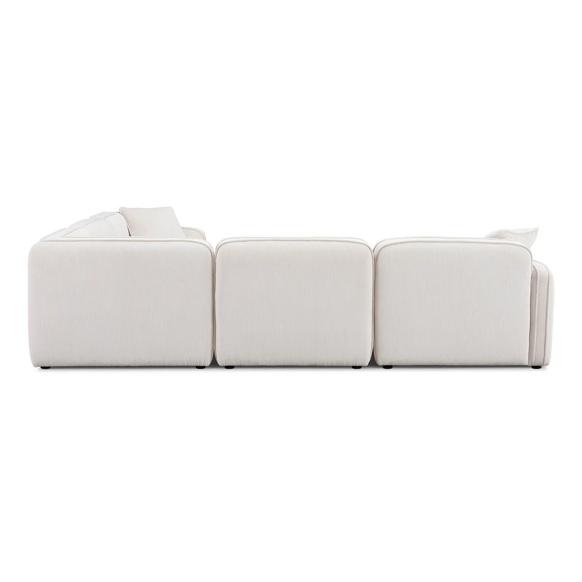 Travie 5-Piece Performance Corduroy Velvet Modular L-Sectional