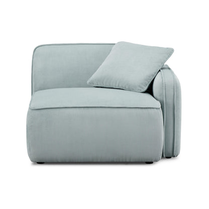 Travie Performance Corduroy Velvet RAF Corner Chair