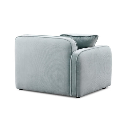 Travie Performance Corduroy Velvet LAF Corner Chair
