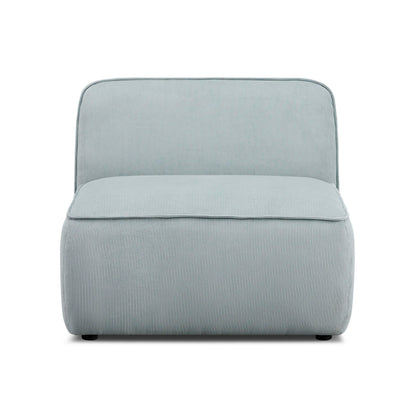 Travie Performance Corduroy Velvet Armless Chair
