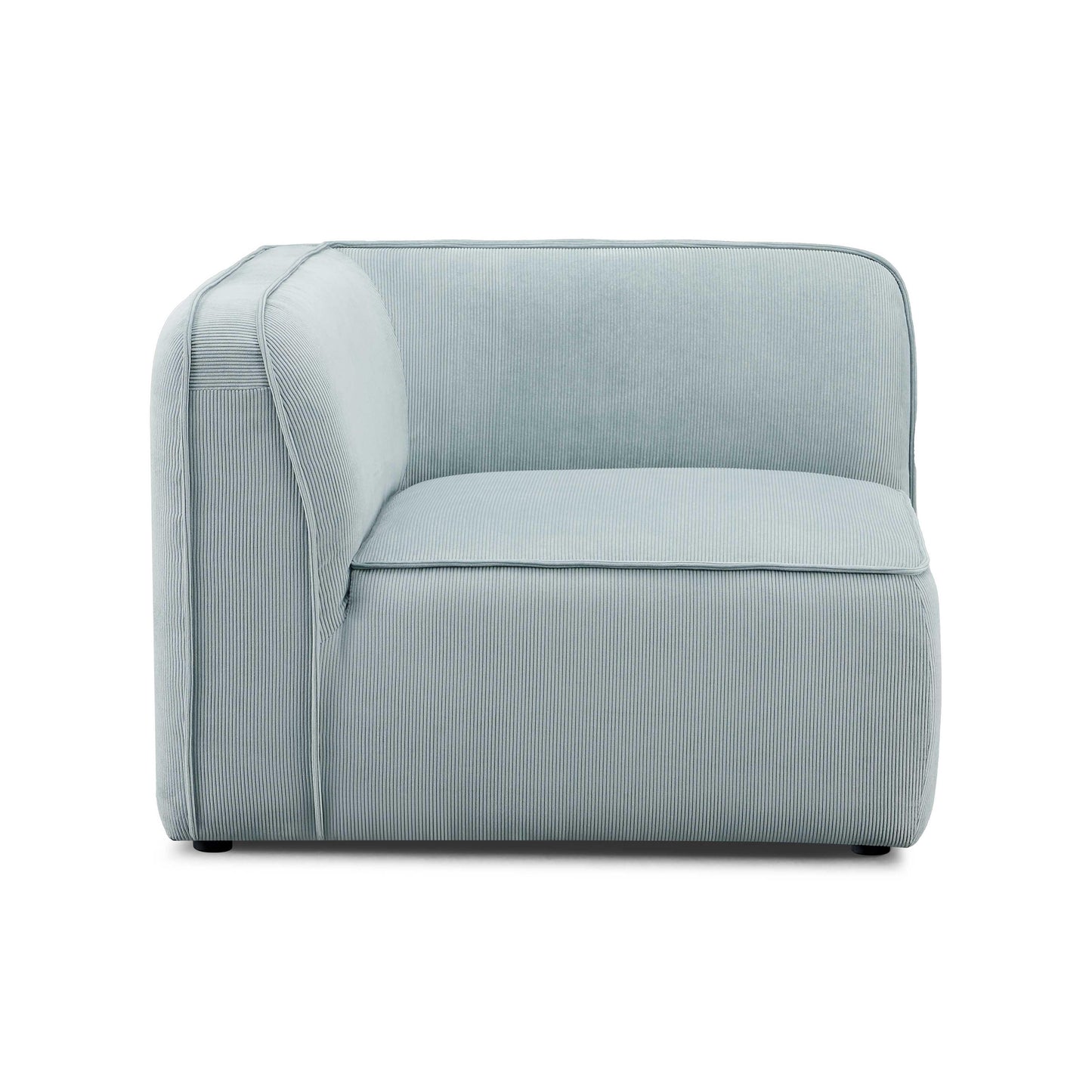 Travie Performance Corduroy Velvet Corner Chair
