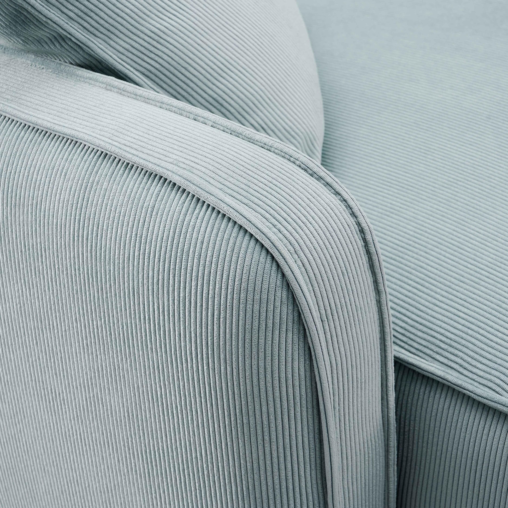 Travie Performance Corduroy Velvet Corner Chair