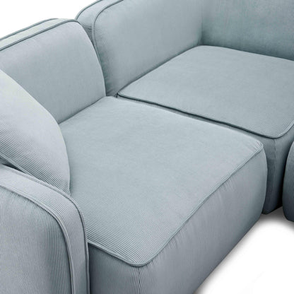 Travie 4-Piece Performance Corduroy Velvet Modular Sectional
