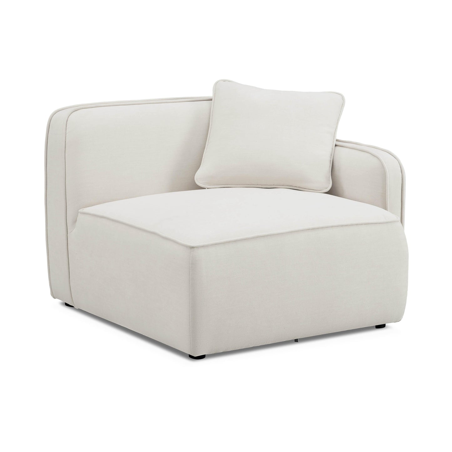 Travie Sand Upcycled Performance Linen RAF Corner Chair - Default Variant