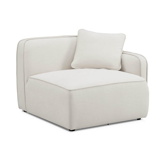 Travie Sand Upcycled Performance Linen RAF Corner Chair - Default Variant