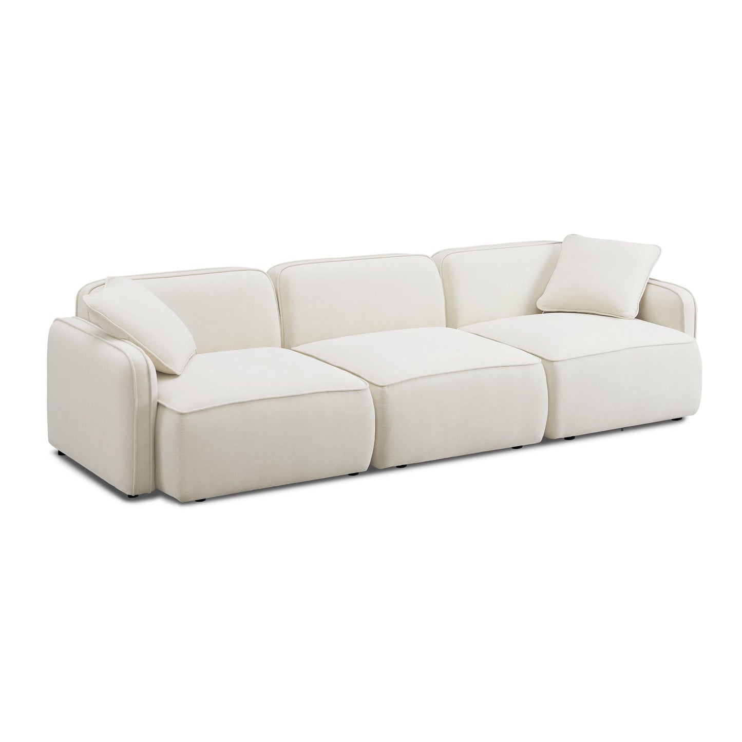 Travie Sand Upcycled Performance Linen Modular Sofa - Default Variant