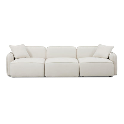 Travie Sand Upcycled Performance Linen Modular Sofa