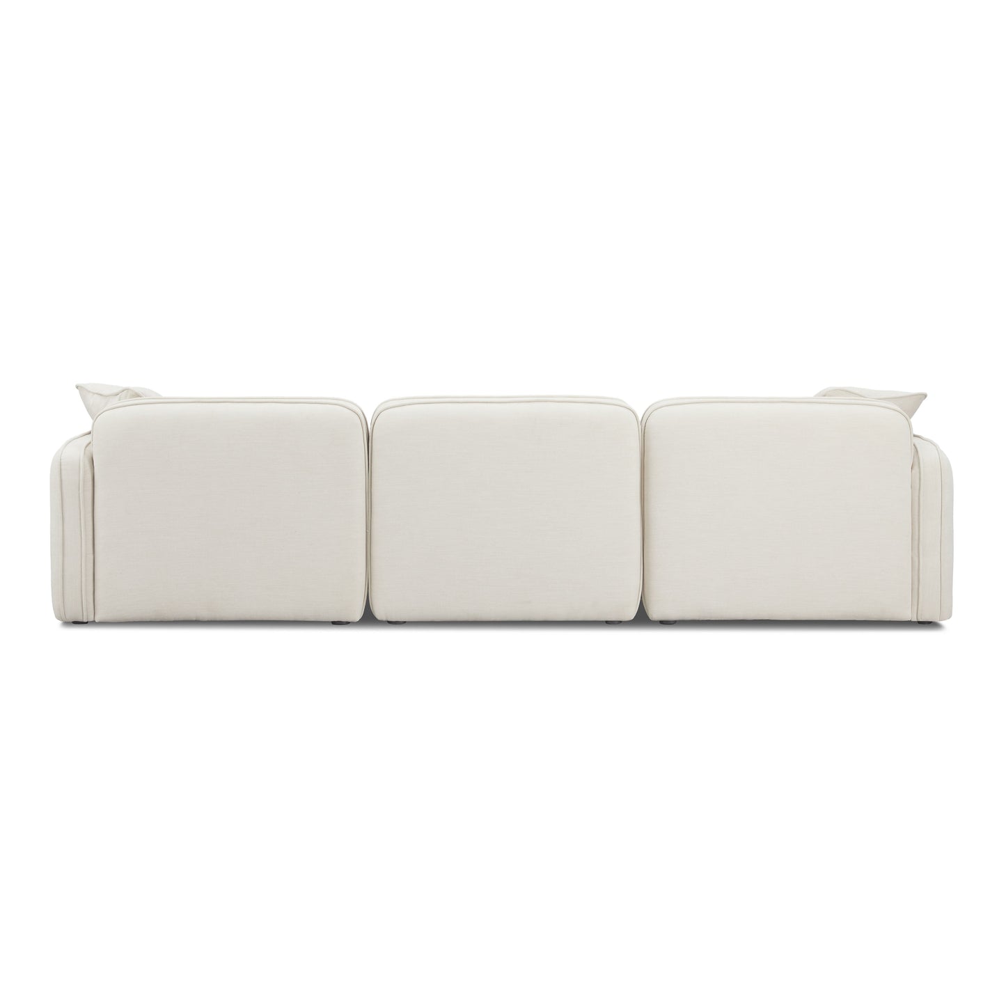 Travie Sand Upcycled Performance Linen Modular Sofa