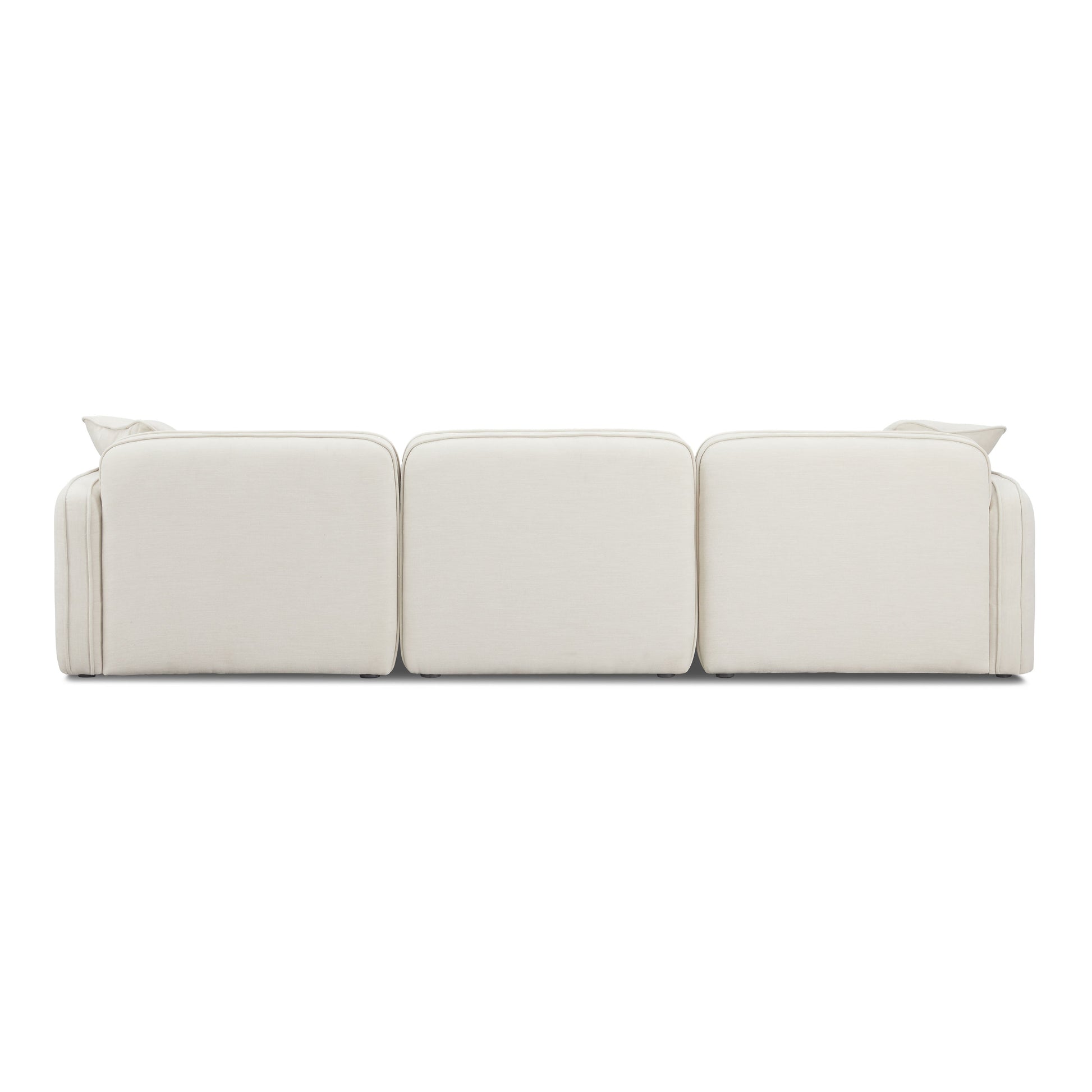 Travie Sand Upcycled Performance Linen Modular Sofa