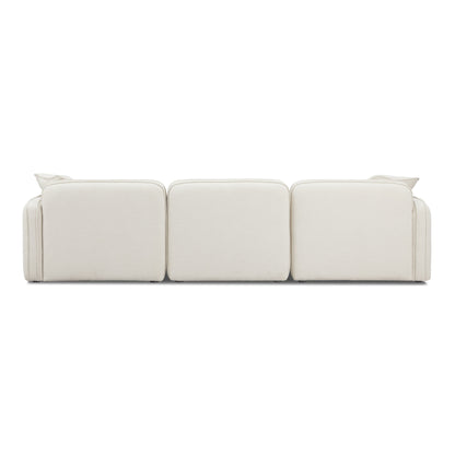 Travie Sand Upcycled Performance Linen Modular Sofa