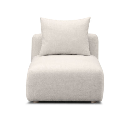 Hangover Contract-Grade Textured Fabric Modular Armless Chair