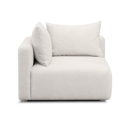 Hangover Contract-Grade Textured Fabric Modular Corner Chair