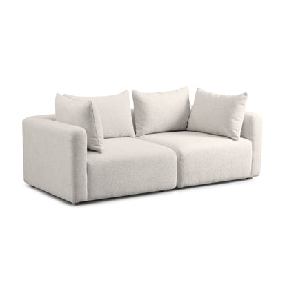 Hangover 81" Modular Loveseat - Ivory