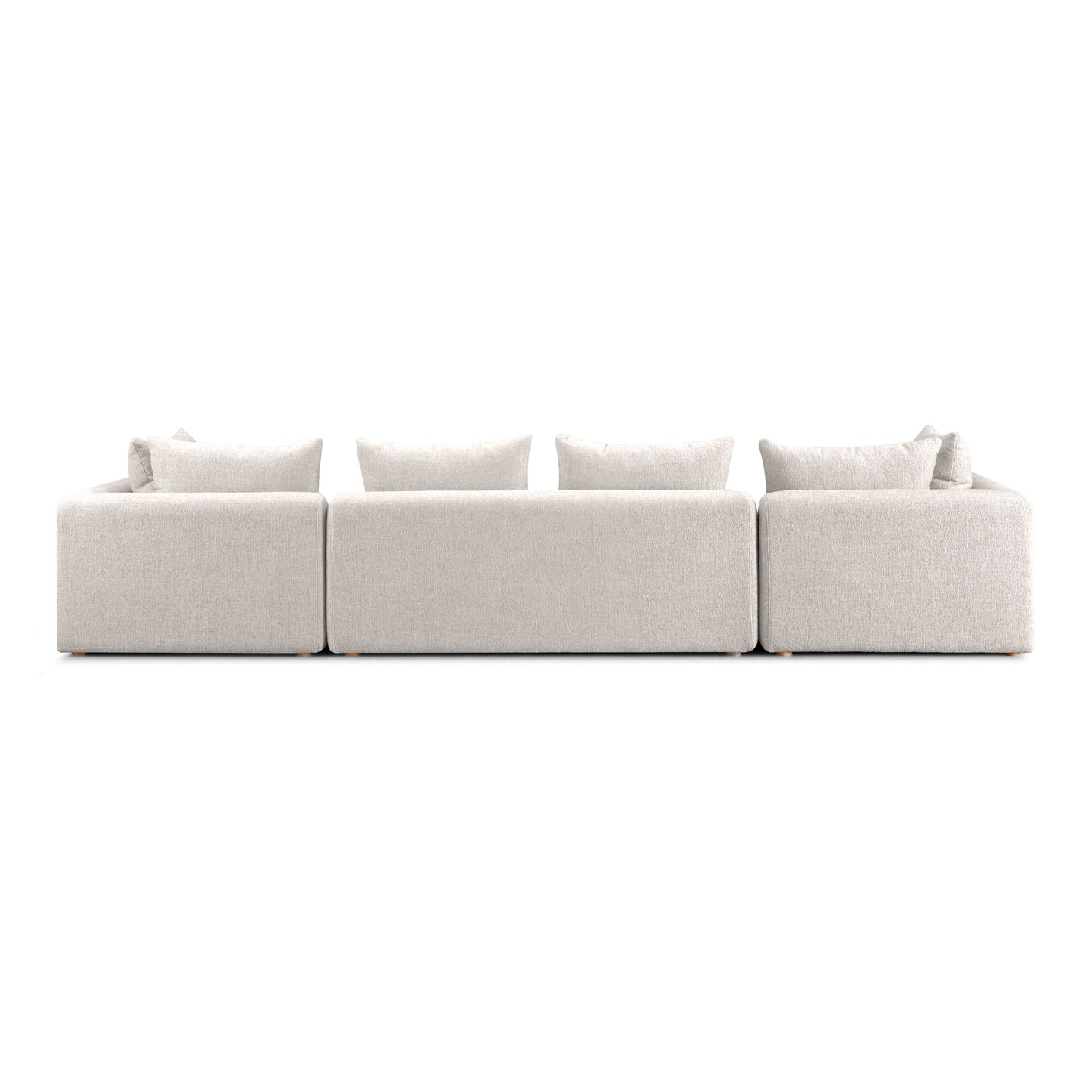 Hangover 145" Contract-Grade Textured Fabric Long Sofa