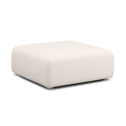 Hangover Contract-Grade Textured Fabric Ottoman