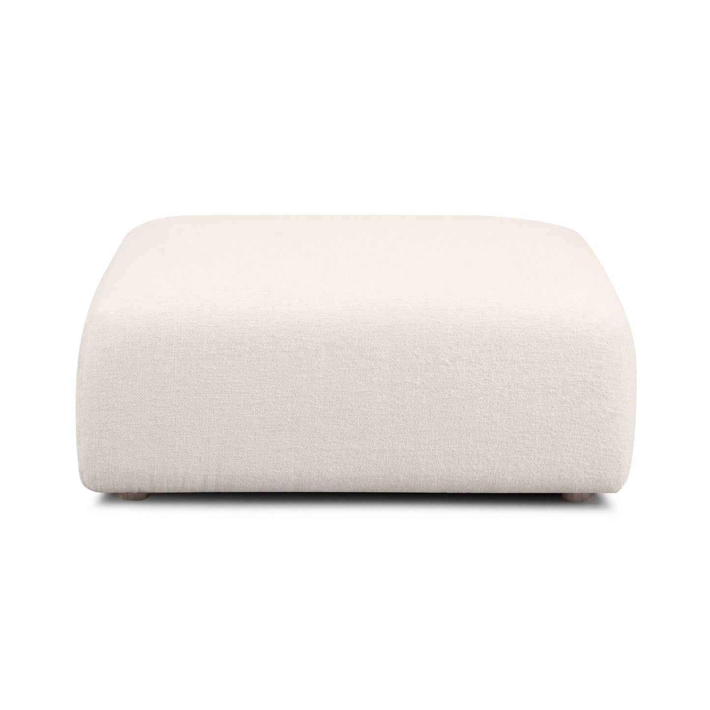 Hangover Contract-Grade Textured Fabric Ottoman