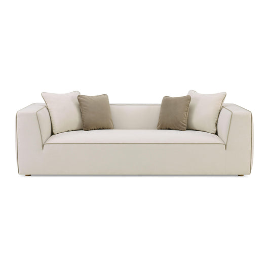Tristine 96" Cream Contract-Grade Linen Sofa - Default Variant
