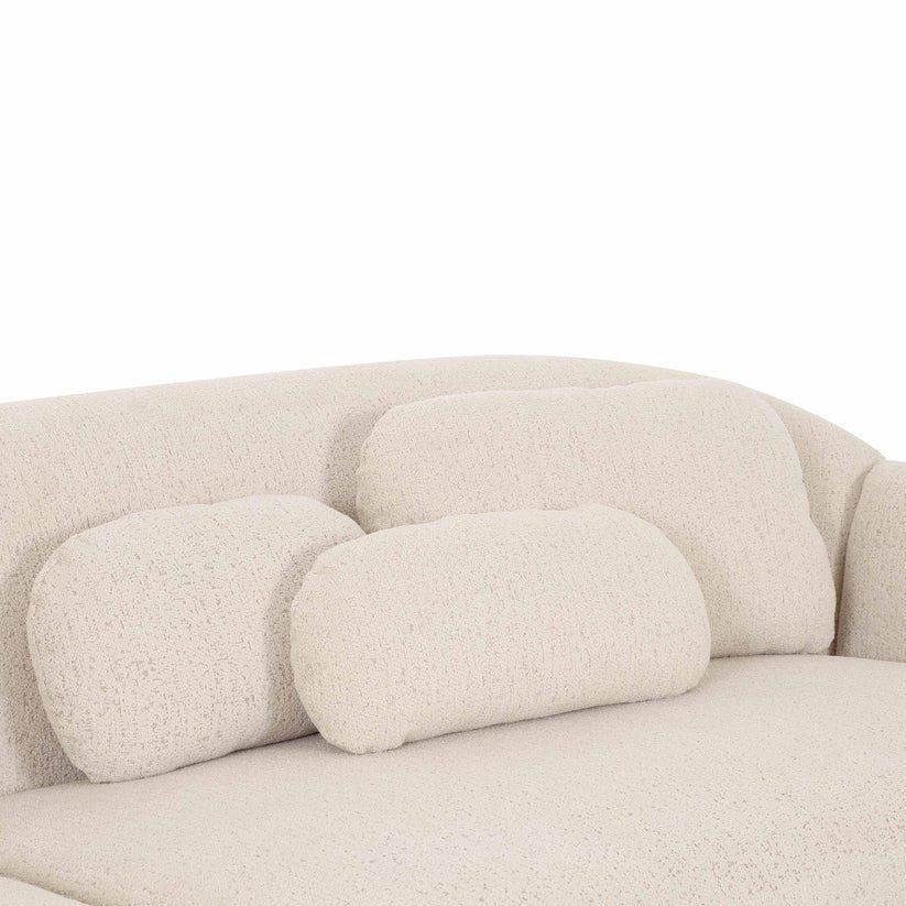 Mis 115" Cream Performance Boucle Modular Sofa